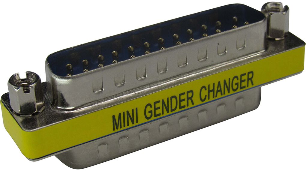 D-Sub Gender Changer, D-Sub 25-Pin Plug - D-Sub 25-Pin Plug