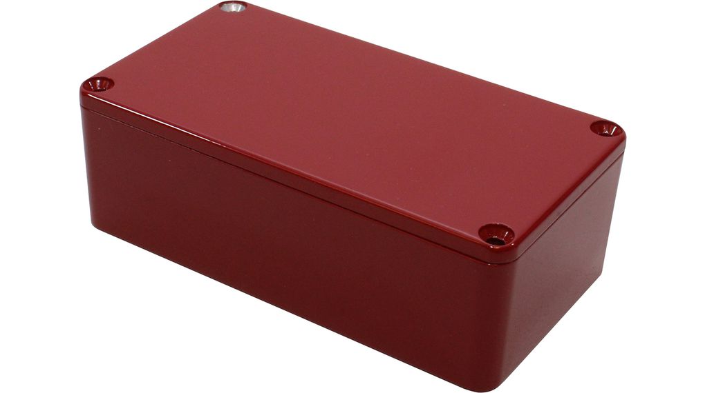 Stomp-box pressofuso 1590 112.4x60.5x37.5mm Alluminio Rosso IP54