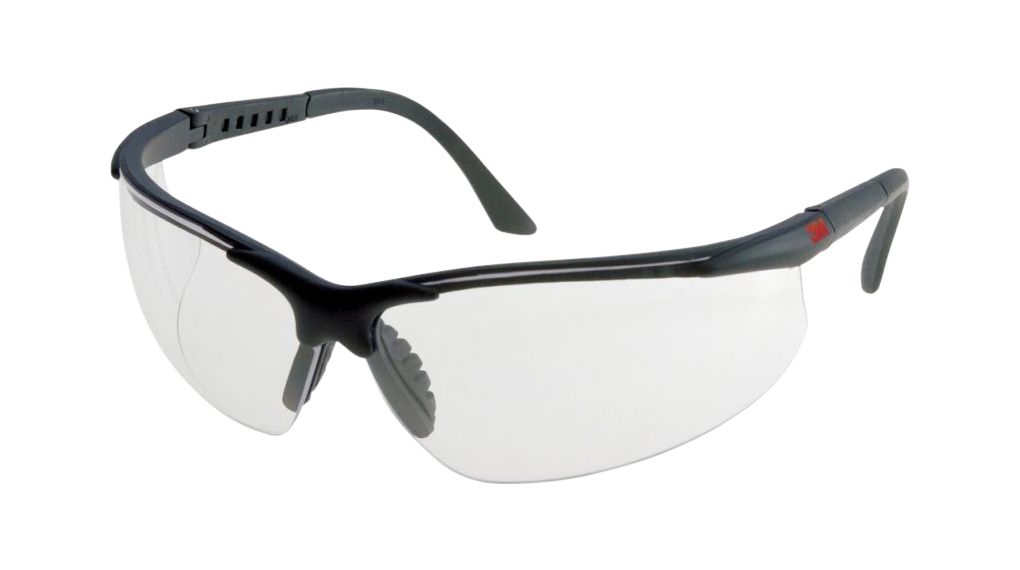 Safety Glasses Clear / Black Anti-Fog / Anti-Scratch EN 166/170 / EN 166/172
