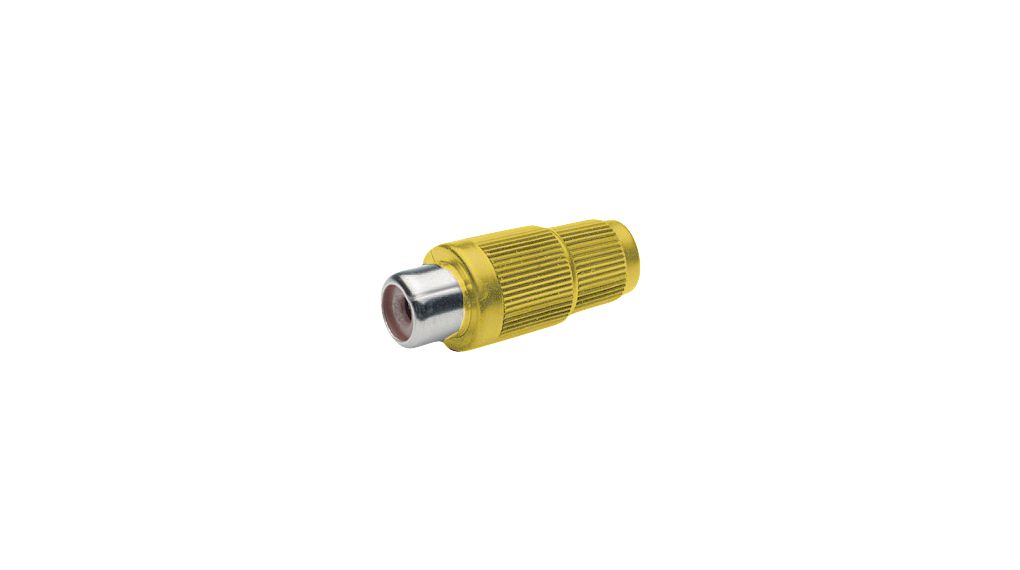RCA Connector 4.7mm, Socket, Straight