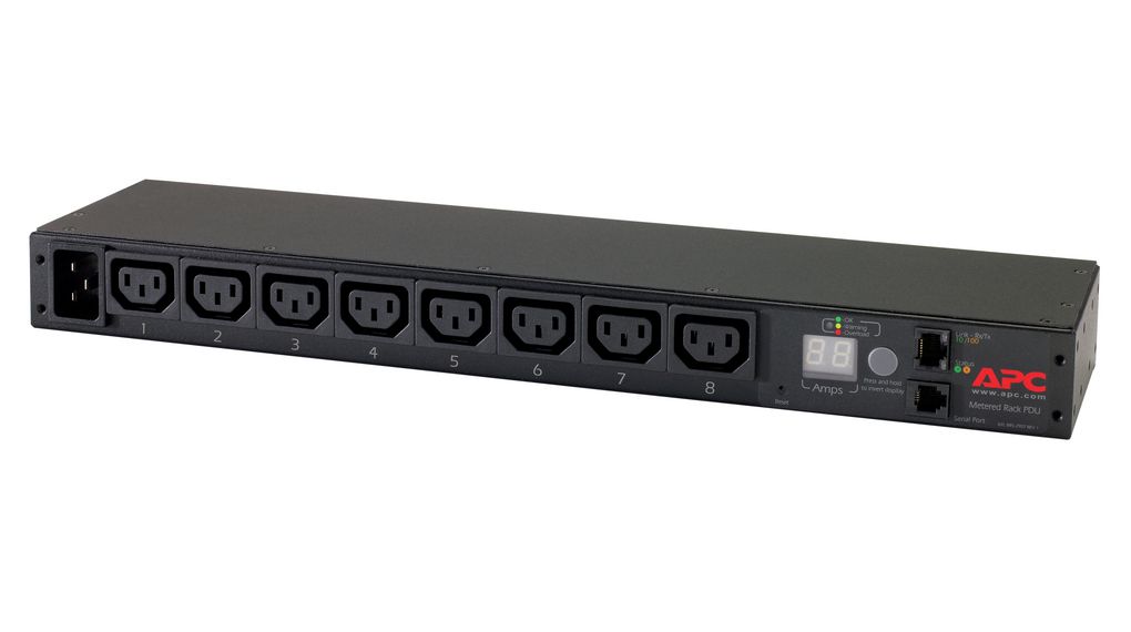 AP7821B APC Metered Rack Power Distribution Unit 8x IEC 60320 C13 Socket / RJ45 IEC 60320