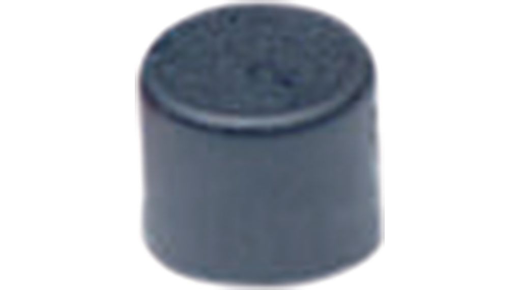 Kapturek z gumy Okrągły 5mm Czarny Momentary Pushbutton Switches