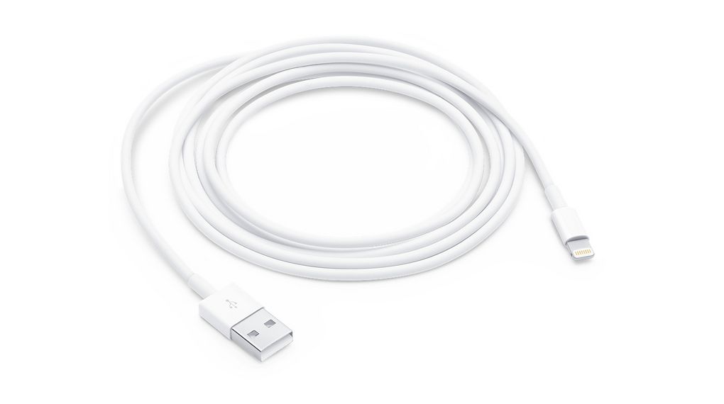 Cable Apple Lightning - USB-A Plug 1m USB 2.0 White