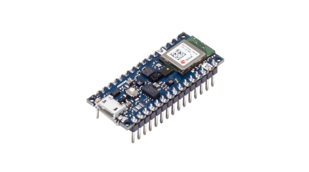 Arduino Nano BLE Sense Rev2 si collega con i connettori
