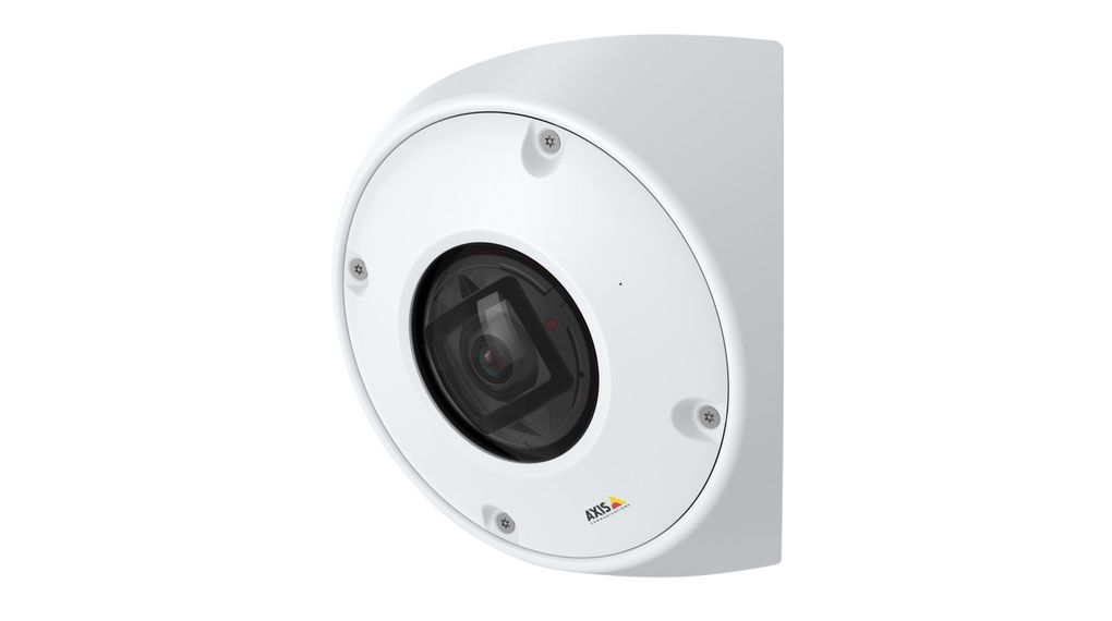 Corner Indoor or Outdoor Camera, Fixed Dome, 1/2.5" CMOS, 125°, 2304 x 1728, White