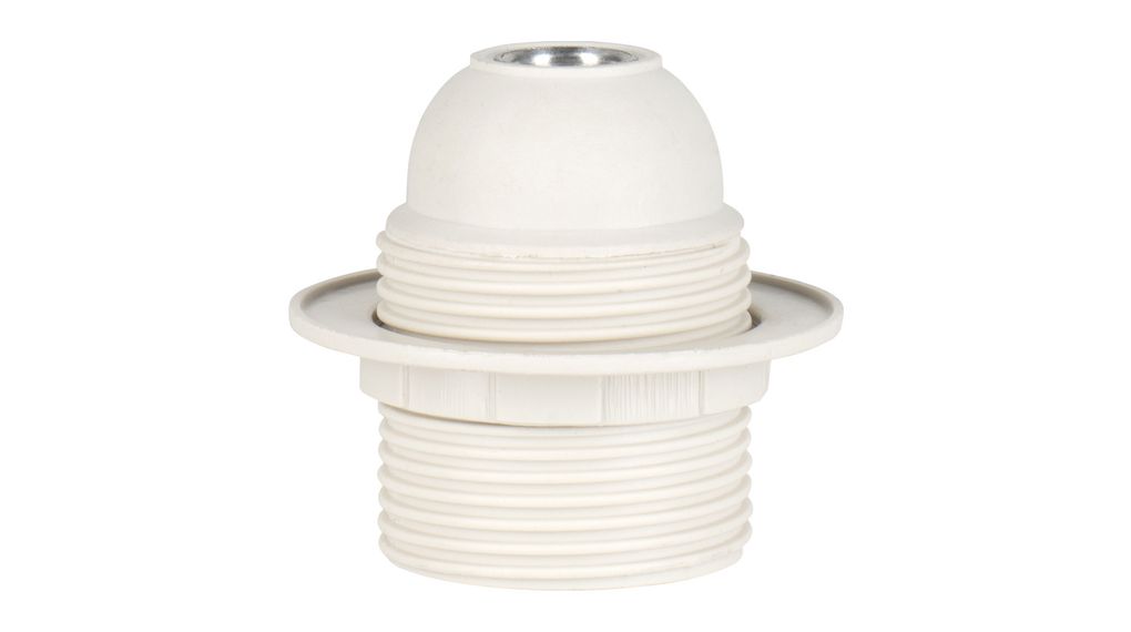 Lamp Holder E27 54mm Plastic White
