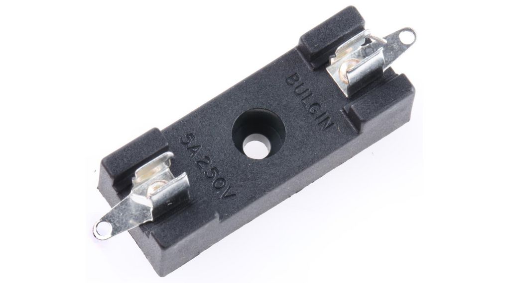5A Base Mount Fuse Holder for 6.3 x 32mm Fuse, 250V ac