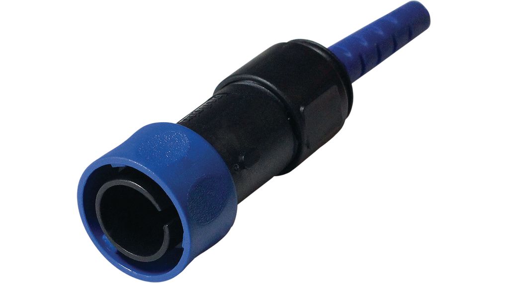 Fibre Optic Connector, LC, Polyamide, Black, Blue