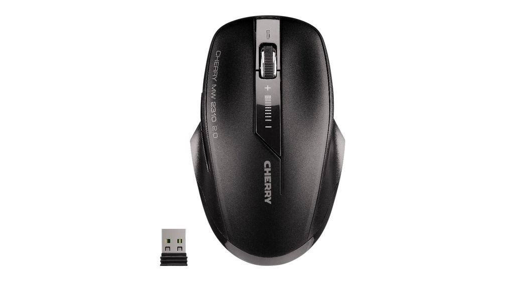 Wireless Ergonomic Mouse MW 2310 2.0 2400dpi Infrared Ambidextrous Black