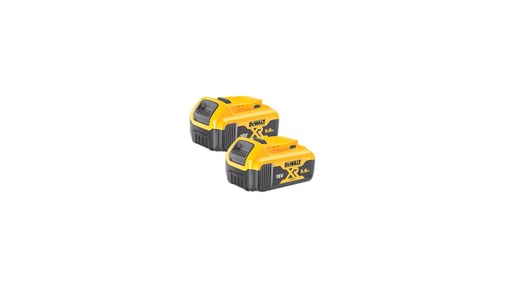 Power Tool Battery, 18V, 5Ah, Packung à 2 Stück