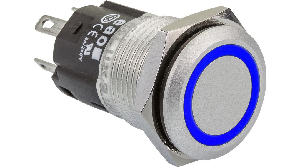 Leuchtdrucktaster Tastend 3 A 240 V 1 Wechsler IP65 / IP67