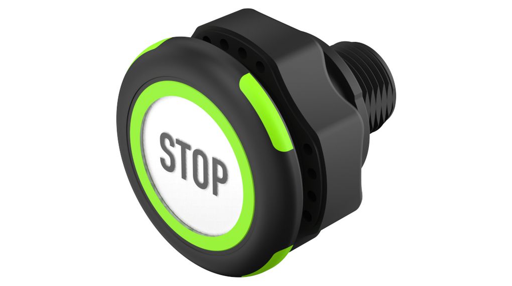 Verlichte capacitieve schakelaar IO-Link 200 mA 32 VDC 1NO IP69K / IK08