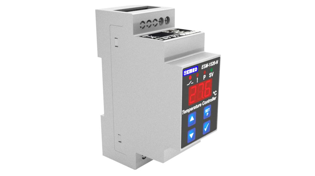 Temperature Controller, ON / OFF / PID, Thermocouple, K, 24V, Relay / SSR
