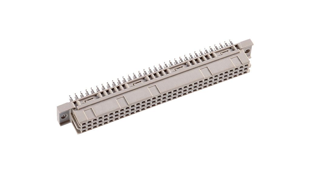 Connector, DIN 41612, 5.5mm, Socket, Straight, Type C, Poles - 64