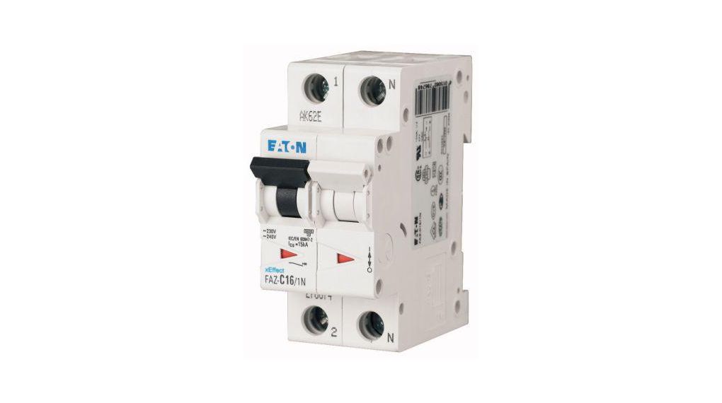 Eaton xEffect MCB, 1P+N, 3A Curve C
