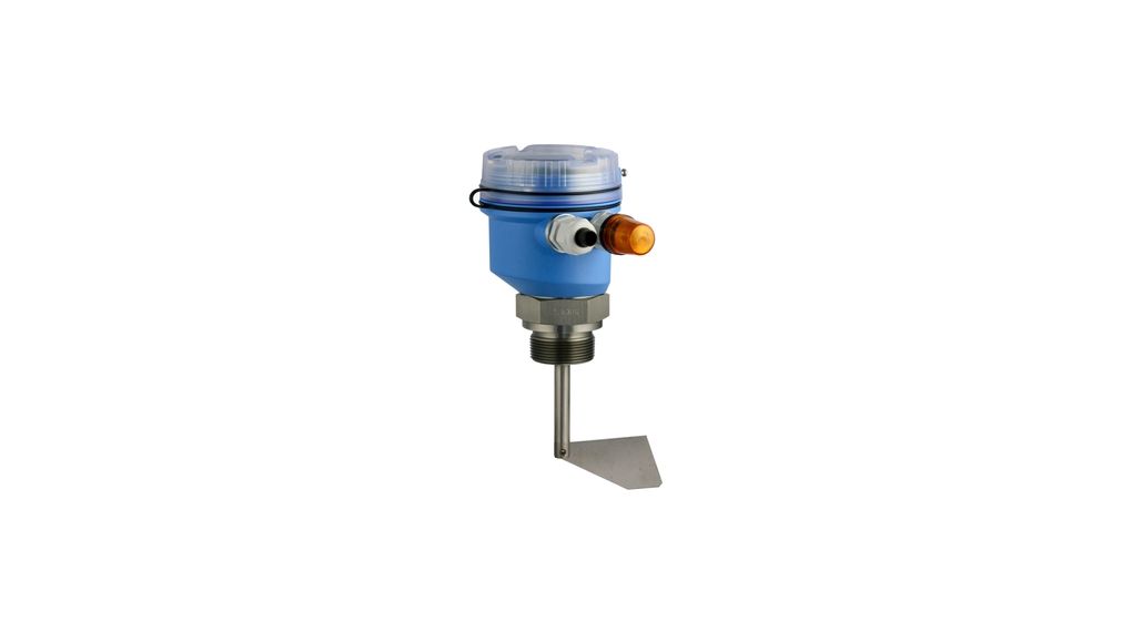 Hinged Rotary Paddle Level Switch G1-1/2" 28V Change-Over Contact (CO) 300mW 75mm Blue Polycarbonate IP66 Cable Gland, M20