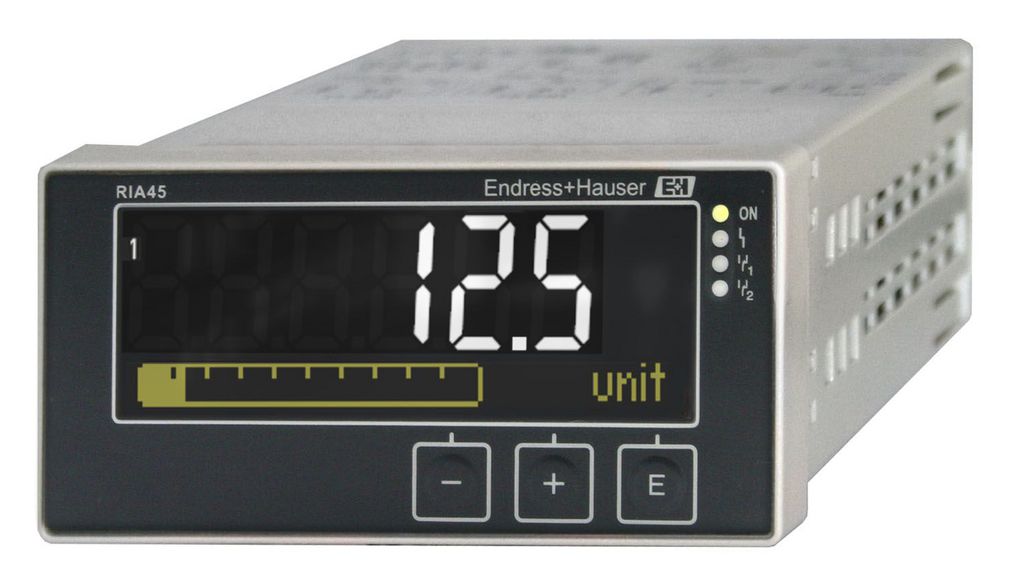 Panel Meter with Control Unit, 2x Universal, 0 ... 20 mA / 4 ... 20 mA, RIA45