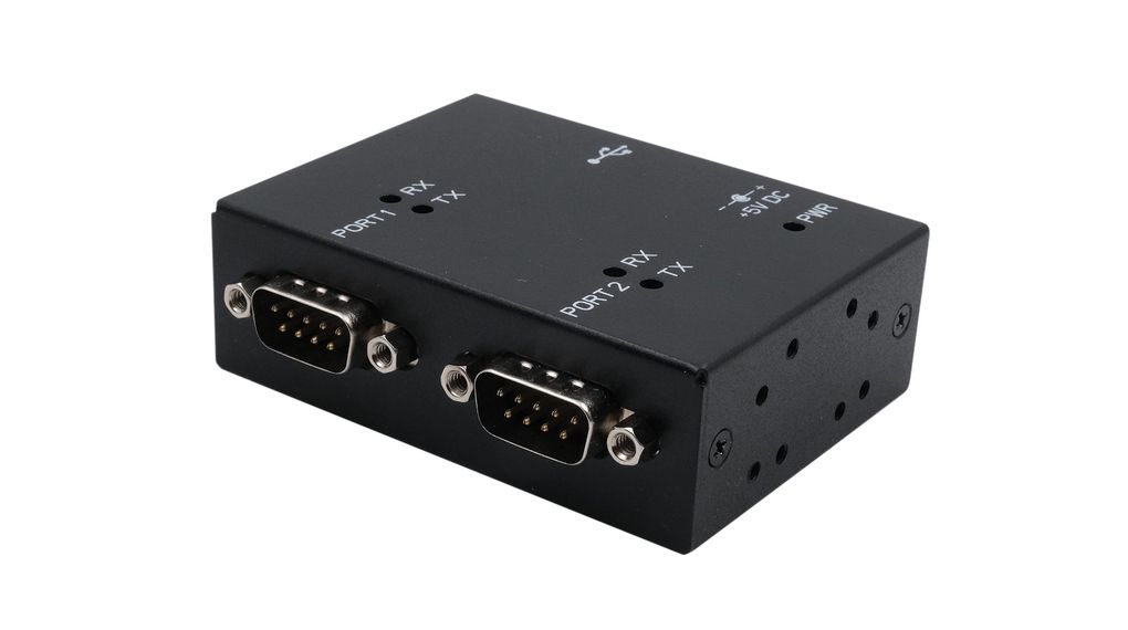 EX-13072HM | Exsys USB To Serial Converter, RS232, 2 DB9 Male ...