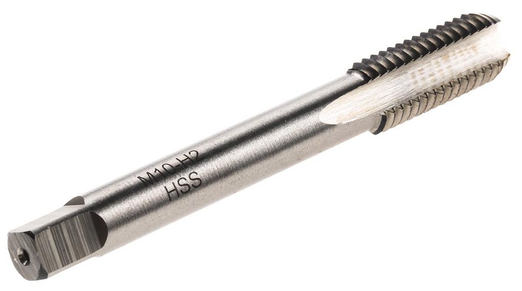 Tap Set HSS 3-Piece 1.5mm Pitch Metric Standard Hand Tap M10 Thread