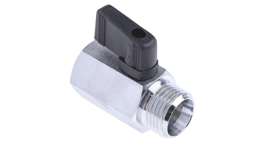 Chrome Plated Brass Hydraulic Ball Valve G 1/2