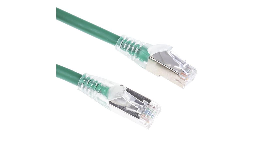 Sheath Rj45 557436 | RS PRO 2m Cat6, Green RJ45 to Male RJ45 Male, F/UTP Shielded ...