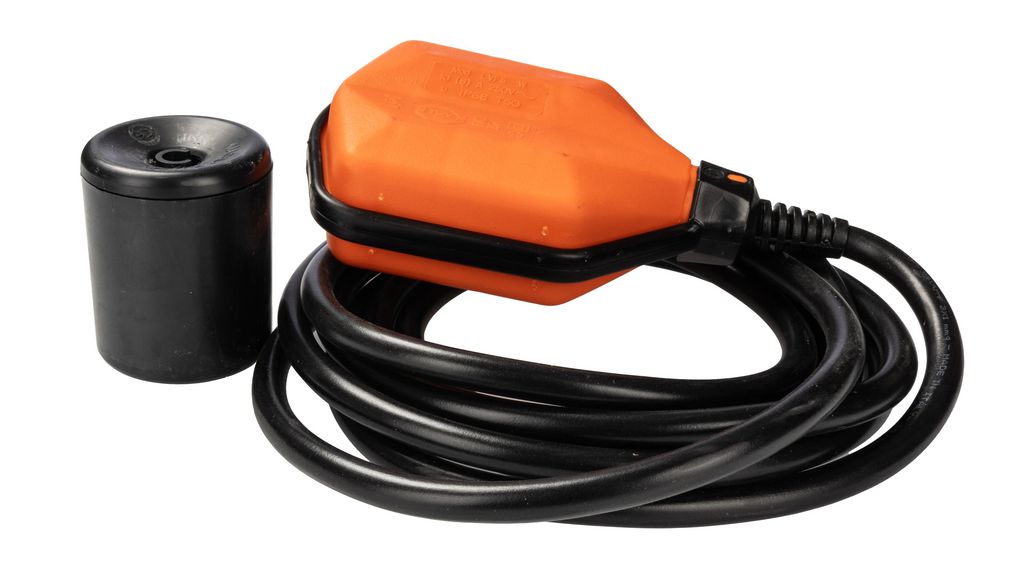 LVFSP1W03 | Lovato Polypropylene Float Switch, Float, 3m Cable, SPDT 3m ...