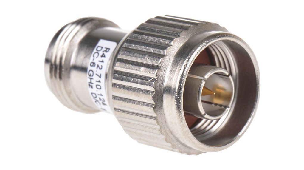 Radiall 50Ohm RF Attenuator N Connector N Plug to N Socket 0.5 dB, 10 dB, Operating Frequency DC → 6GHz, 50Ohm
