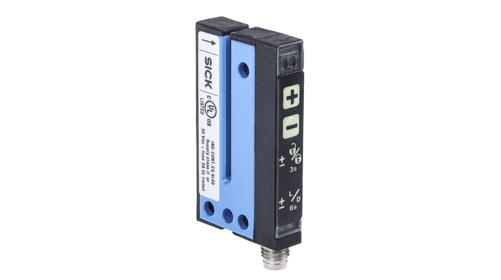 SICK Through Beam Photoelectric Sensor, Fork Sensor, 2 mm Detection Range