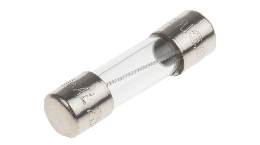 160mA T Glass Cartridge Fuse, 5 x 20mm, Pack of 10 pieces