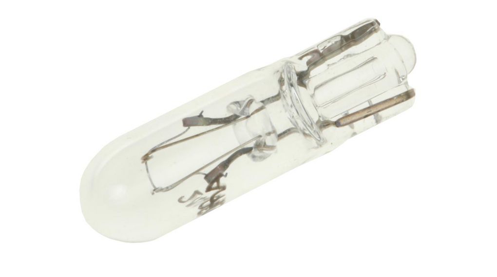 Wedge Indicator Light, Clear, 24 V, 30 mA, 5000h