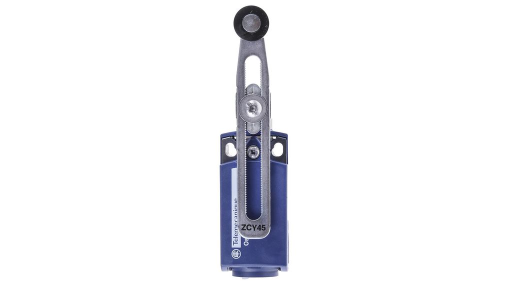 Limit Switch, Spring Return Roller Lever, Plastic, 1NC + 1NO, Snap Action