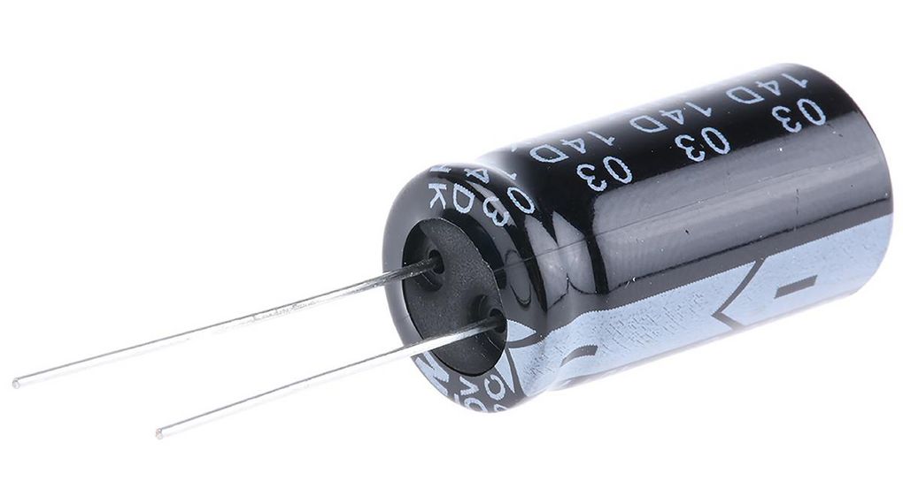 2200uF Aluminium Electrolytic Capacitor 35V dc, Radial, Through Hole