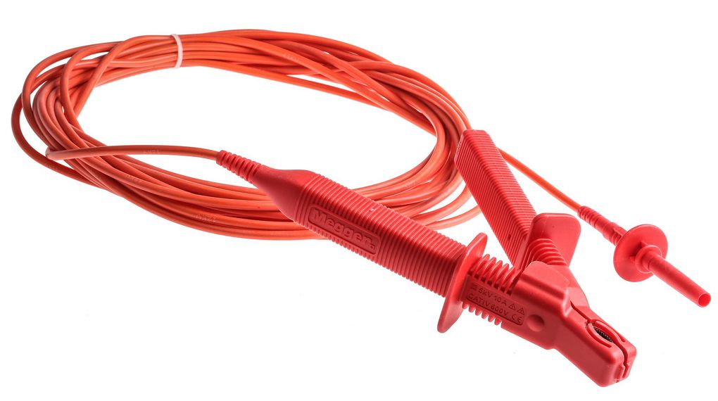 Megger 1002-647 Insulation Tester HV Test Lead Set, For Use With MIT510/2