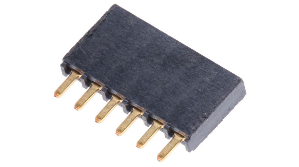 Receptacle In Pcb SSW-106-01-G-S | Samtec PCB Receptacle, Female, 4.7A, 465V, Contacts ...