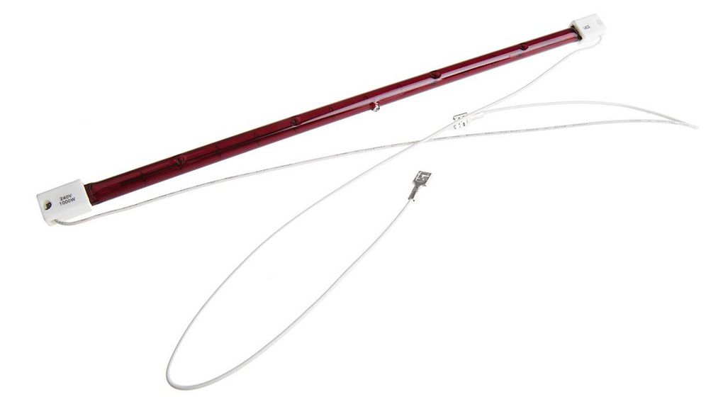 1000 W SK15 Infrared (IR) Heat Lamp 350 mm, 230 V