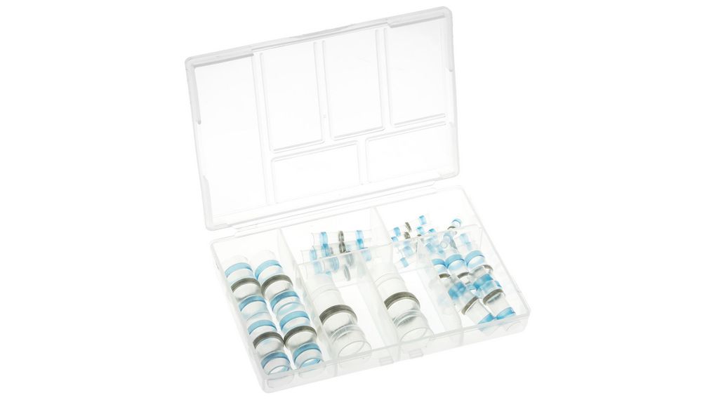 Transparent Low-Density Polyethylene Solder Sleeve Kit 1.4 → 13mm Cable Diameter