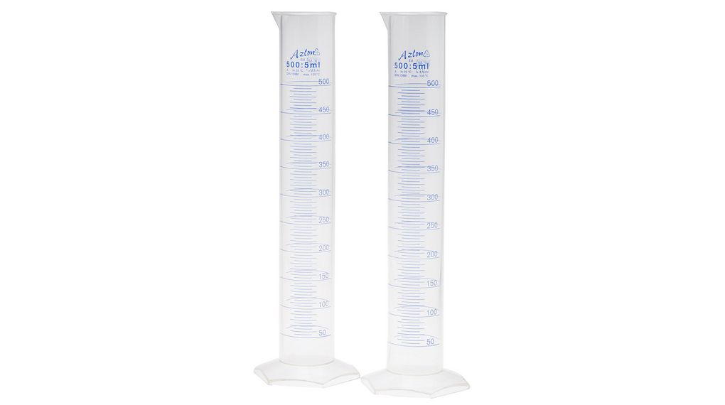 PMP Measuring Cylinder, 500ml, Pack of 2 pieces