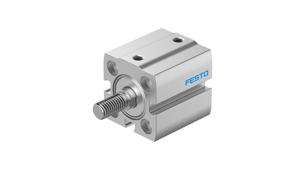 Compact Cylinder, Double Acting, 10mm, Bore Size 20mm M5