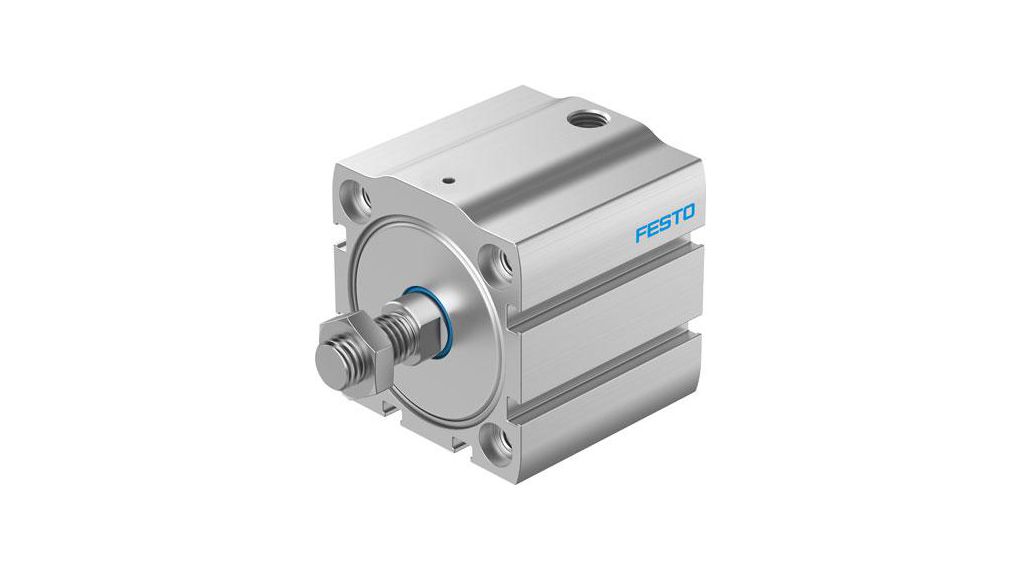 Compacte cilinder, Enkelwerkend, 10mm, Boorgat grootte 50mm, G1/8"