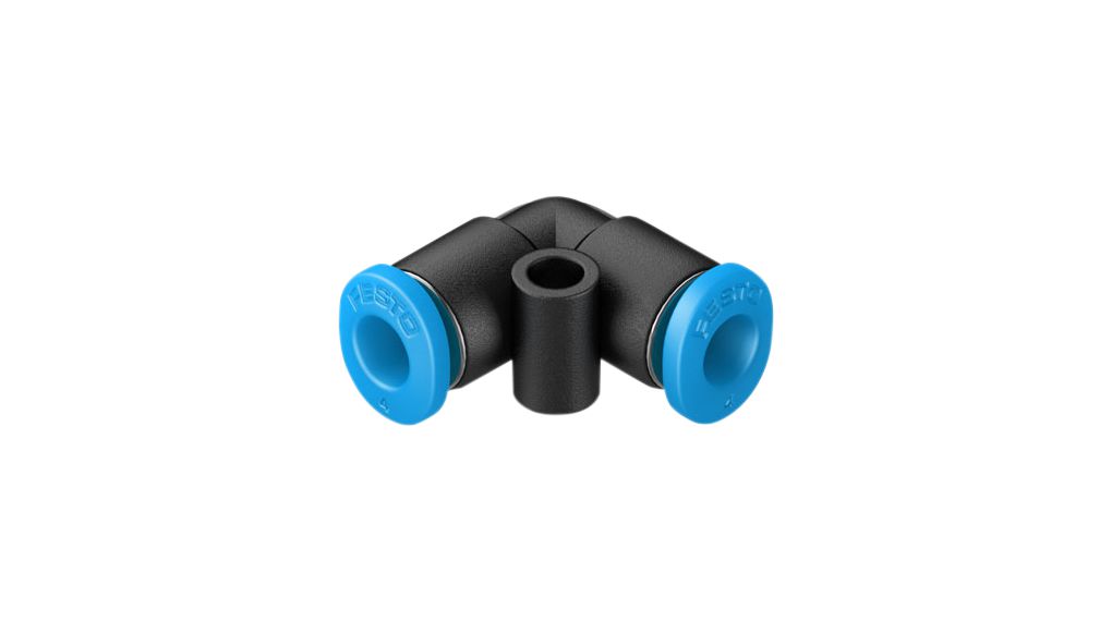 L-Verschraubung, Druckluft, Messing, 27mm, Ø4 mm, Steckanschluss