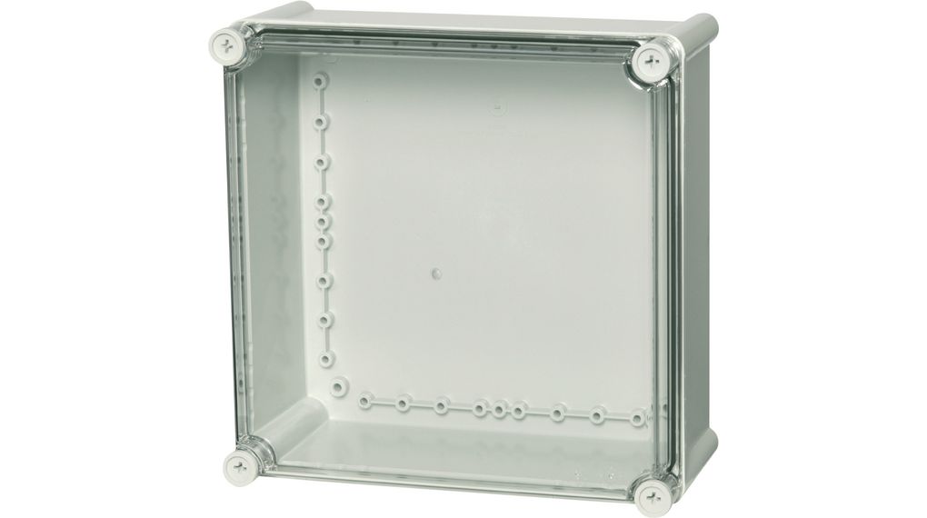 Plastic Enclosure Solid 278x278x130mm Light Grey Polycarbonate