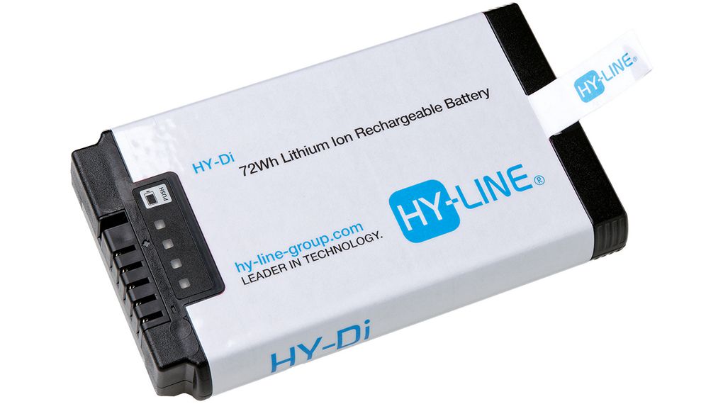 HY-Di Rechargeable Battery Pack, CAN-Bus, Li-Ion, 7.2V, 10Ah