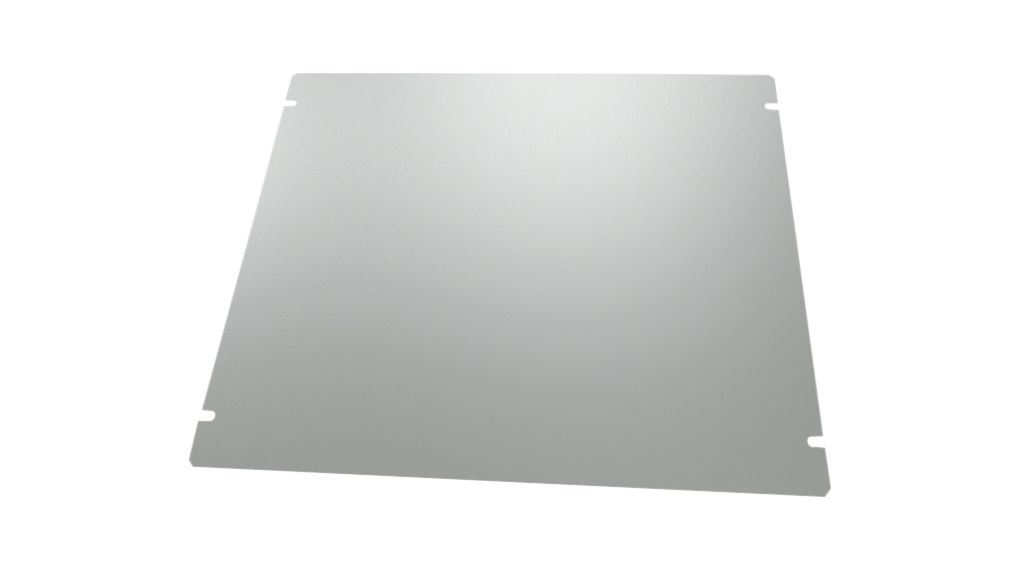Bodenmontageplatte 304.8x1x254mm Stahl Grau