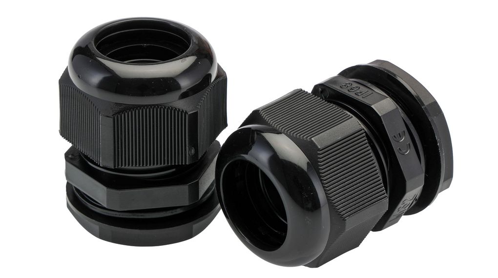 Kabelverschraubung, 18 ... 25mm, M32, Polyamide 6.6, Schwarz, Packung à 5 Stück