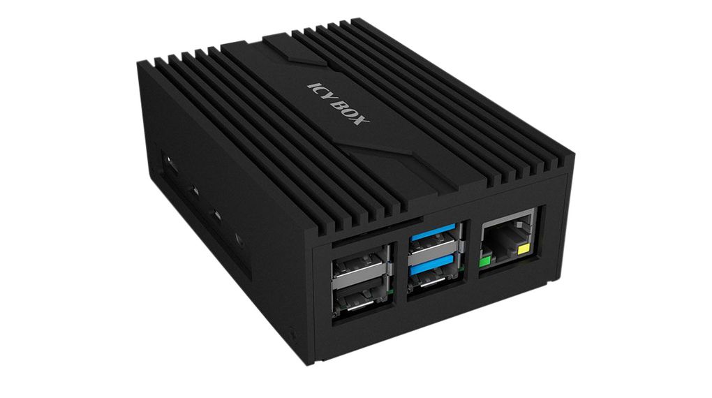 IB-RP111 | ICY BOX Aluminiumgehäuse für Raspberry Pi 4B | Distrelec Schweiz