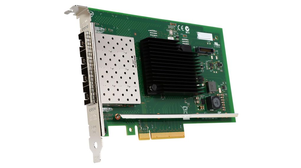 Nettverksadapter, 10Gbps, 4x SFP+, PCIe 3.0, PCI-E x8