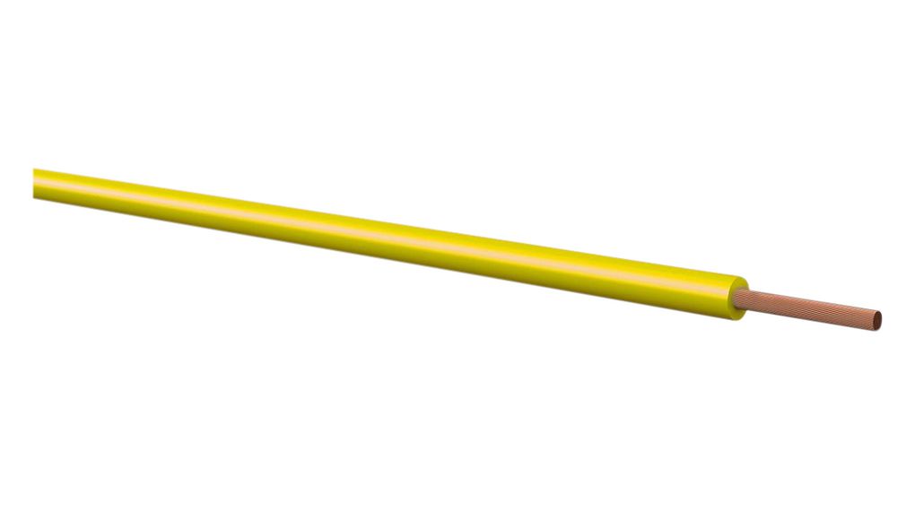 Stranded Wire PVC 0.14mm² Bare Copper Yellow LiFY 100m