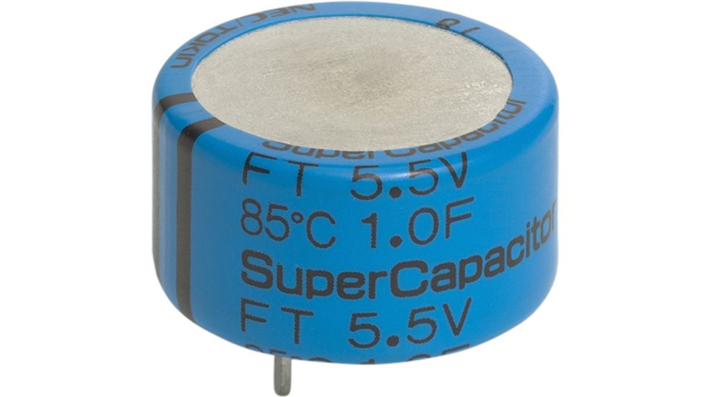 Superkondenzátor, 0.47F, 5.5V