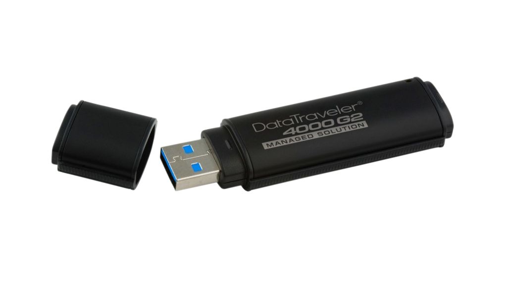 USB Stick, DataTraveler 4000 G2, 16GB, USB 3.0, Musta