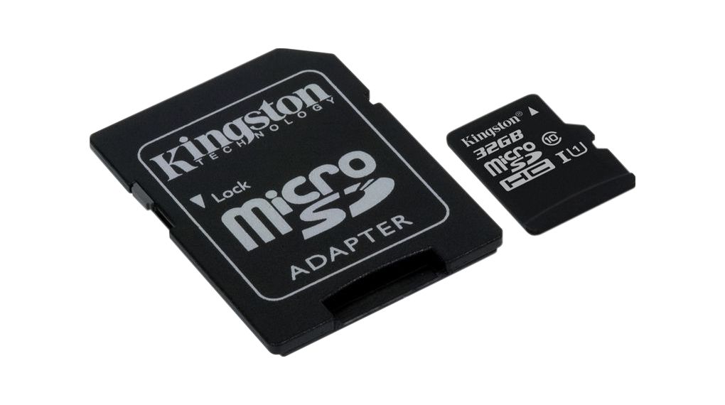 microSD Card, 32GB, SDHC, 80MB/s, 10MB/s